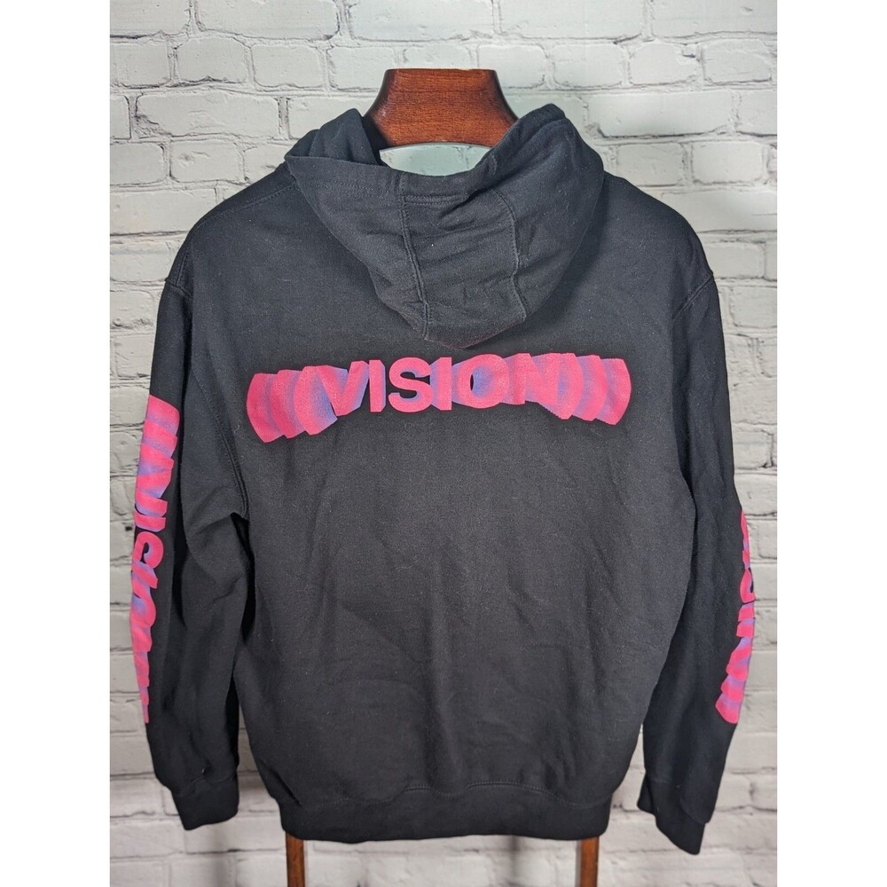 MSFTS REP Jaden Smith Vision Sweater L Black Pink Hoodie Sweatshirt Tour Album